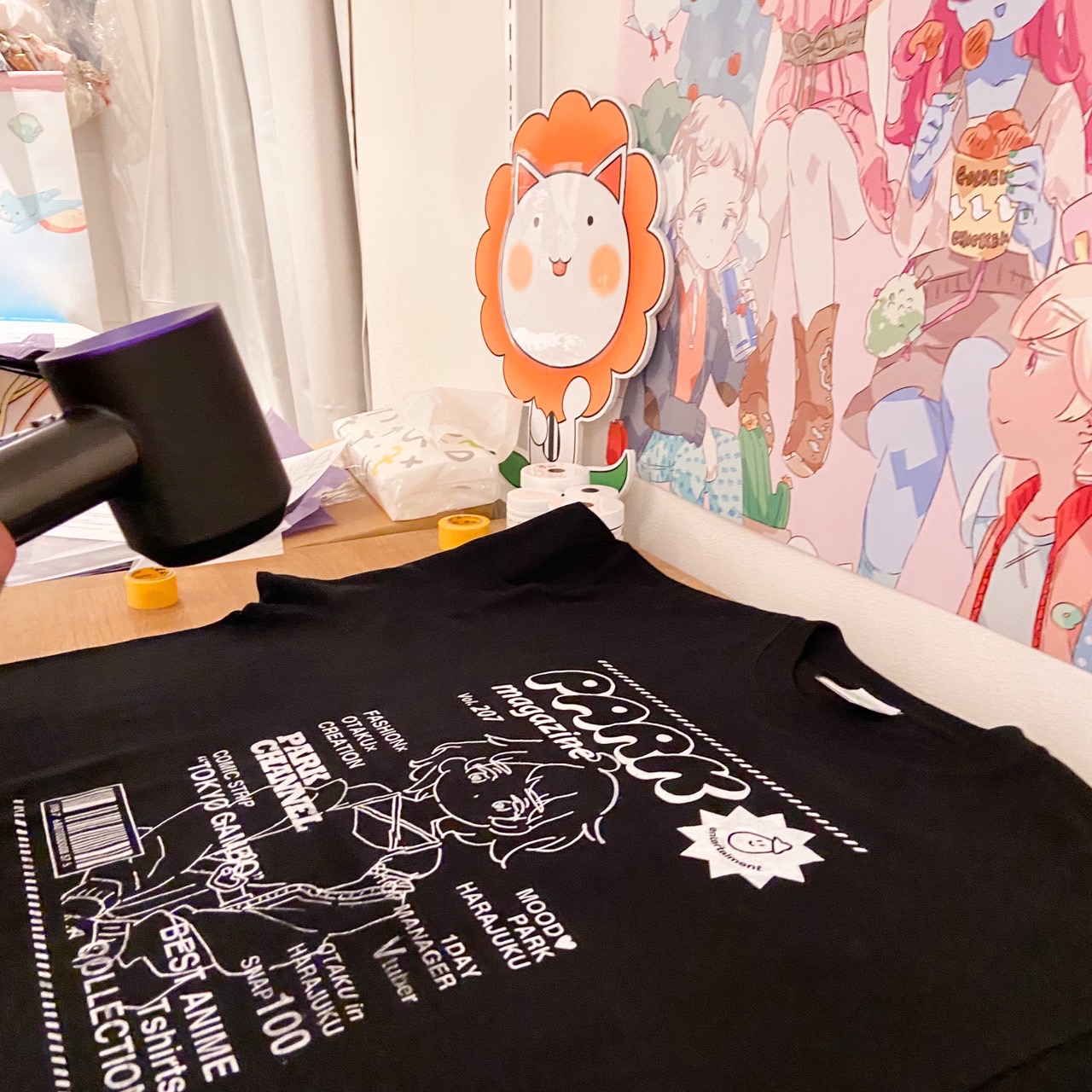 Tシャツ手刷りWS「むぎプリTシャツ」イベントレポート